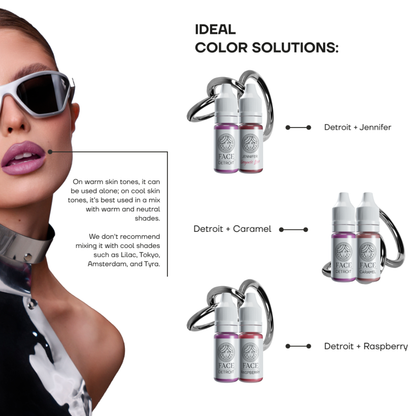 FACE Detroit – scheda cromatica