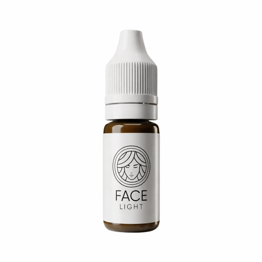 FACE Mineral LIGHT pigmento PMU sopracciglia marrone chiaro neutro base gialla 6 ml conforme REACH