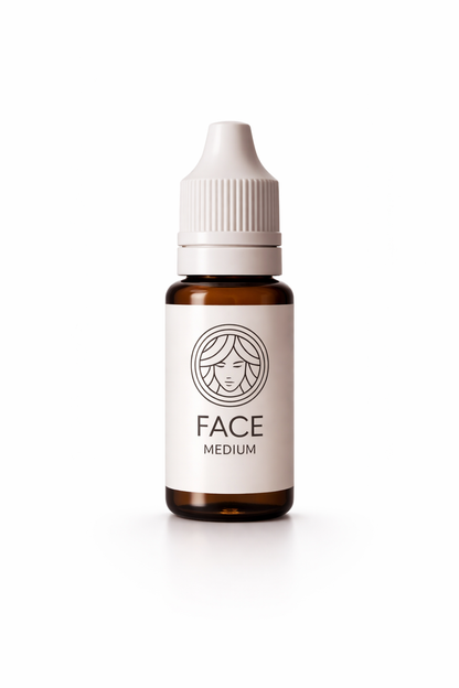 FACE Mineral MEDIUM pigmento PMU sopracciglia marrone medio neutro 6 ml conforme REACH