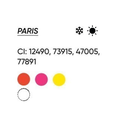 INCI pigmento PMU labbra FACE Paris CI 12490 CI 73915 CI 47005 CI 77891 composizione formula ibrida temperatura neutra