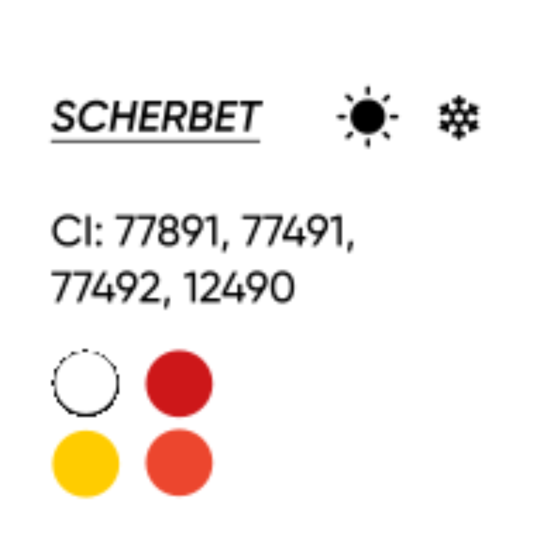 FACE Scherbet – INCI e Color Index