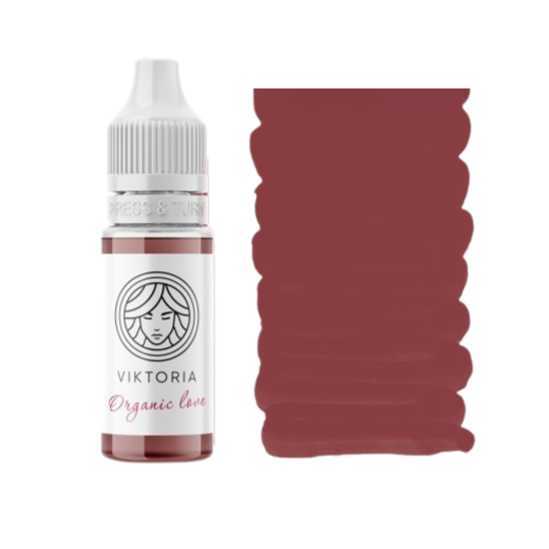Texture pigmento PMU labbra FACE Victoria marrone rosato neutro alta saturazione effetto lip blush