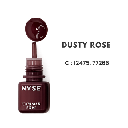 NYSE Dusty Rose pigmento PMU labbra rosa polveroso con Color Index CI 12475 e CI 77266