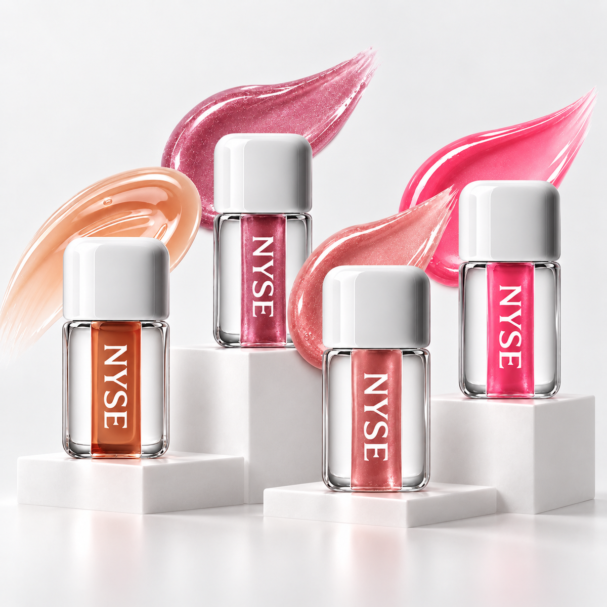 NYSE Lip Oil Gloss 4 ml nelle varianti Clear, 09 Flirt, 10 Rose e 11 Luxe
