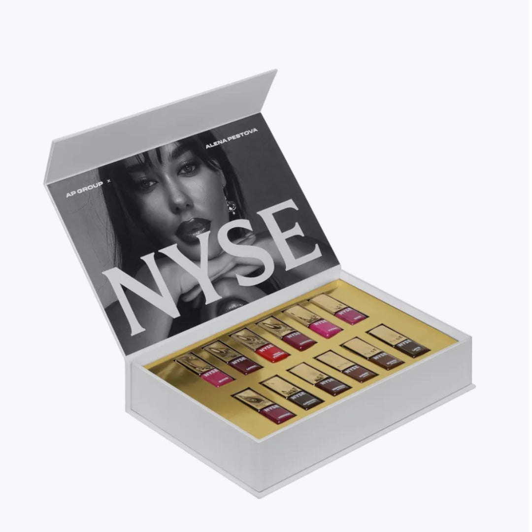 NYSE Gold by Alena Pestova – Set de 12 pigmentos para micropigmentación