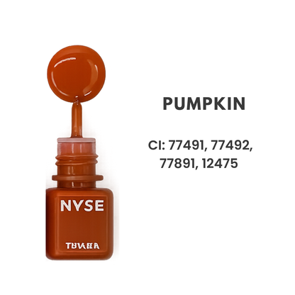 NYSE Pumpkin pigmento PMU labbra arancio caldo con Color Index CI 77491 CI 77492 CI 77891 CI 12475