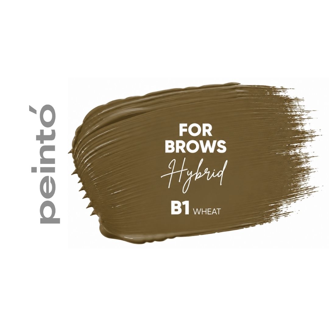 Swatch del pigmento ibrido per sopracciglia Peinto B1 Wheat.