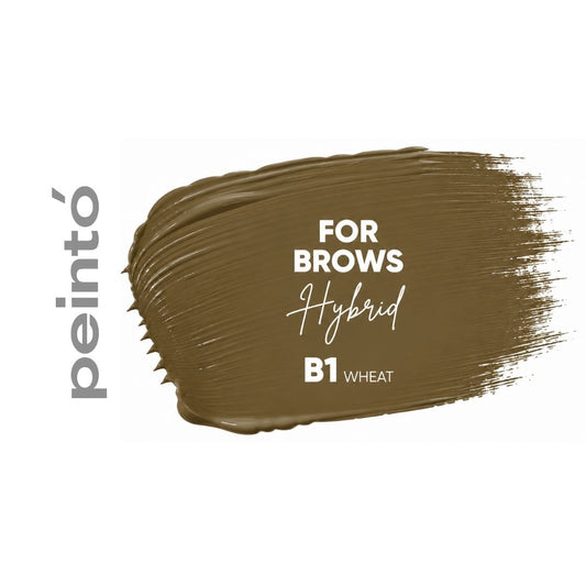 Swatch del pigmento ibrido per sopracciglia Peinto B1 Wheat.