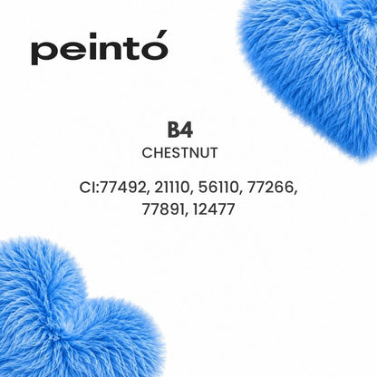Color Index del pigmento ibrido Peinto B4 Chestnut per sopracciglia.
