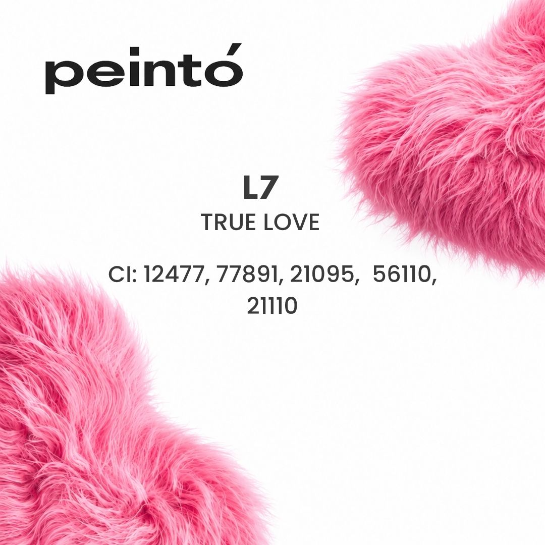 Color Index del pigmento labbra Peintó L7 True Love con codici CI.
