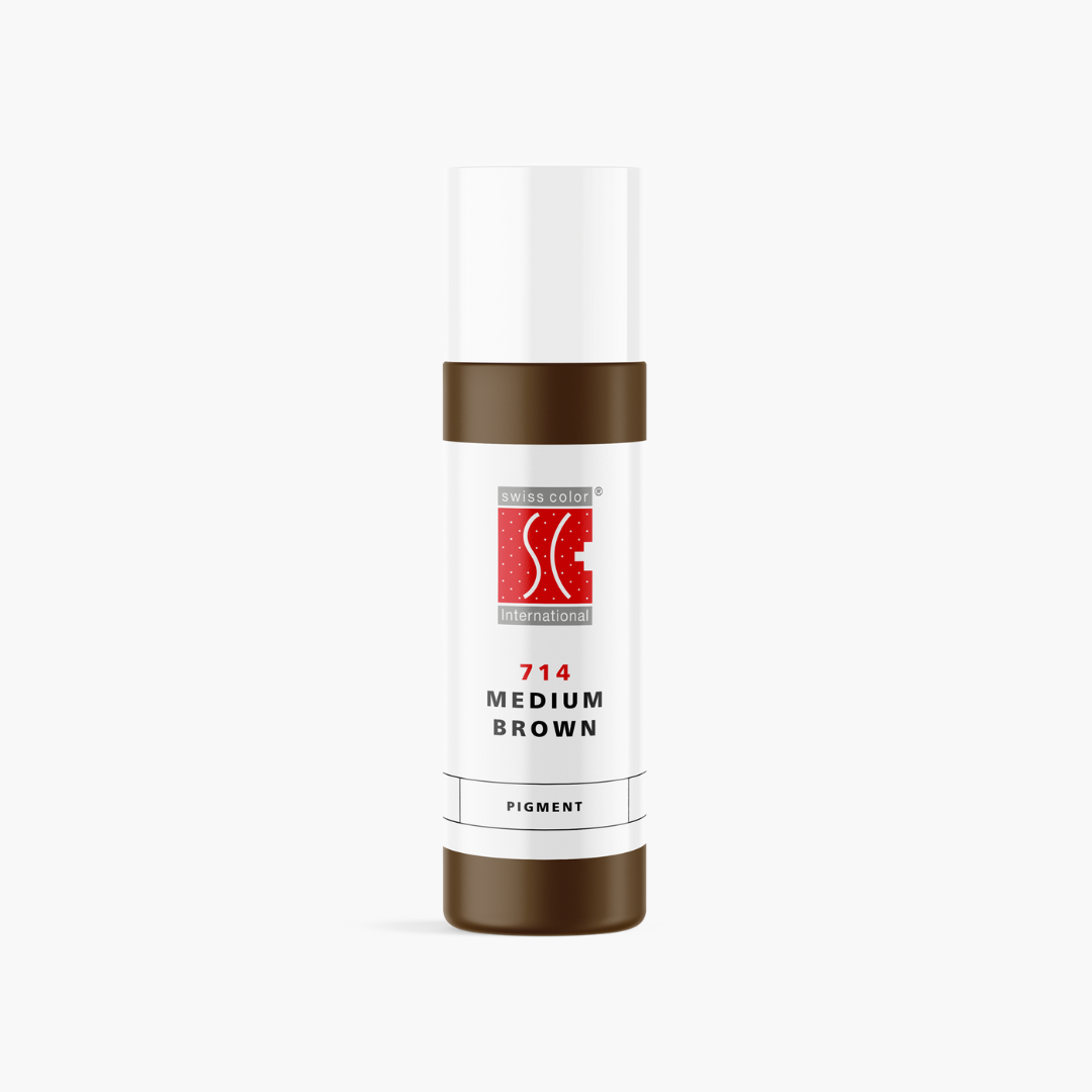 Pigmenti PMU Trucco Permanente Swiss Color Sopracciglia Ibridi Medium Brown