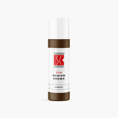 Pigmenti PMU Trucco Permanente Swiss Color Sopracciglia Ibridi Medium Brown