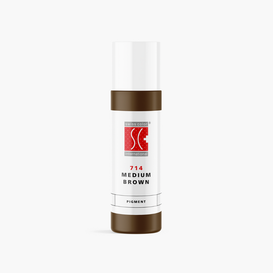 Pigmenti PMU Trucco Permanente Swiss Color Sopracciglia Ibridi Medium Brown