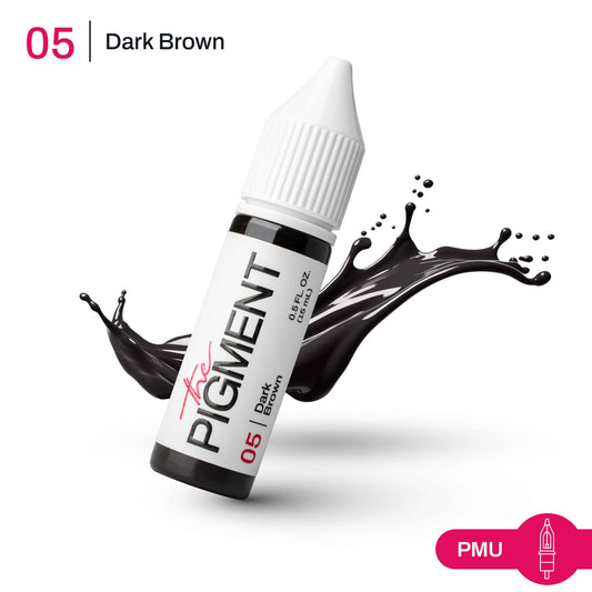 The Pigment 05 Dark Brown – Pigmento Sopracciglia PMU 15 ml