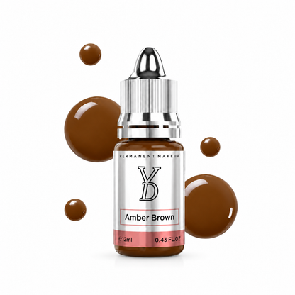Sistema pigmenti PMU YDPMU Powder Hybrid 34 tonalità professionali 12 ml per sopracciglia labbra eyeliner SMP e areola