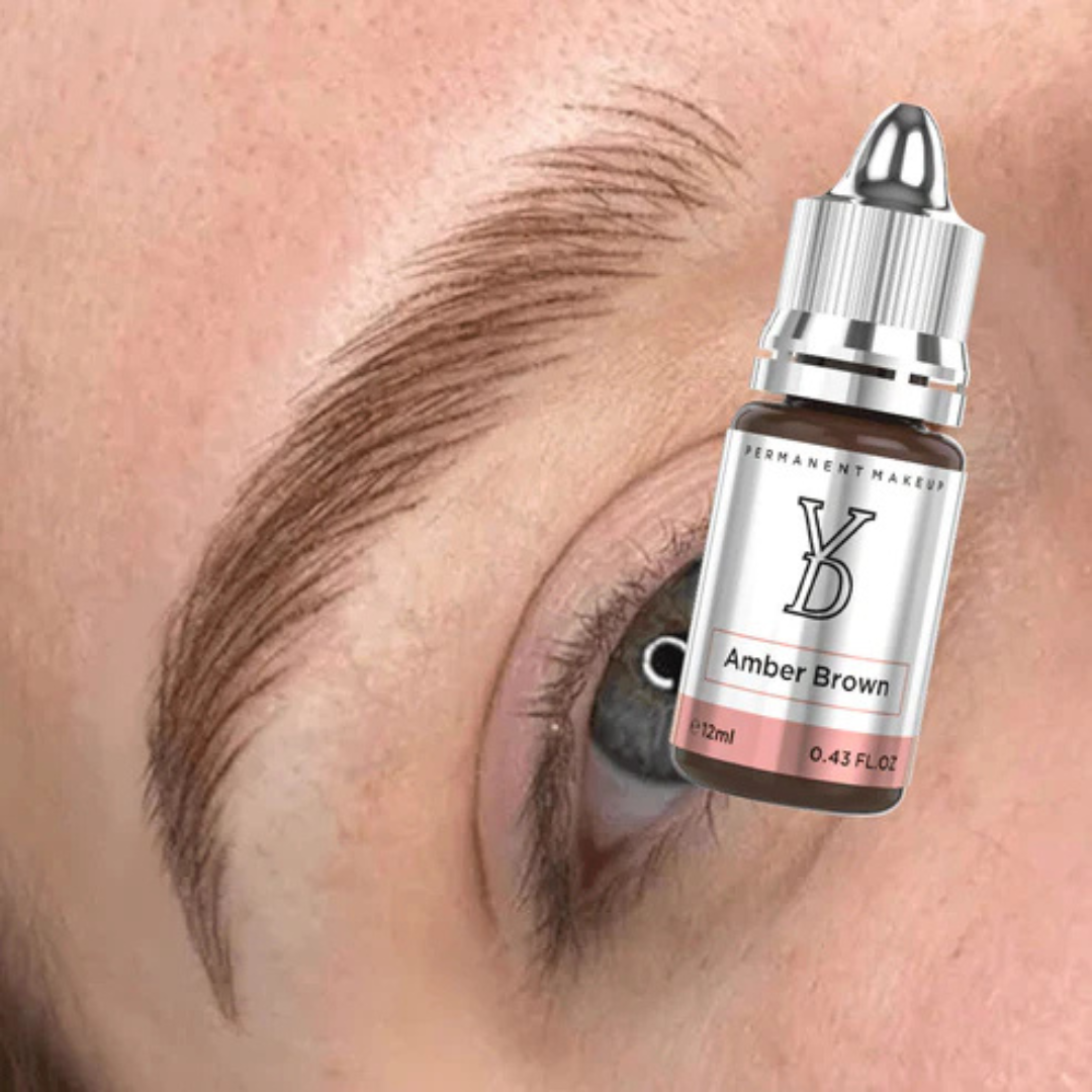 Gamma pigmenti sopracciglia YDPMU Powder Brow marroni freddi neutri e caldi per microblading Powder Brows e Ombre Brows