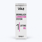 ZOLA Lifting Gel 01 – Laminazione classica ciglia e sopracciglia, immagine studio su fondo chiaro