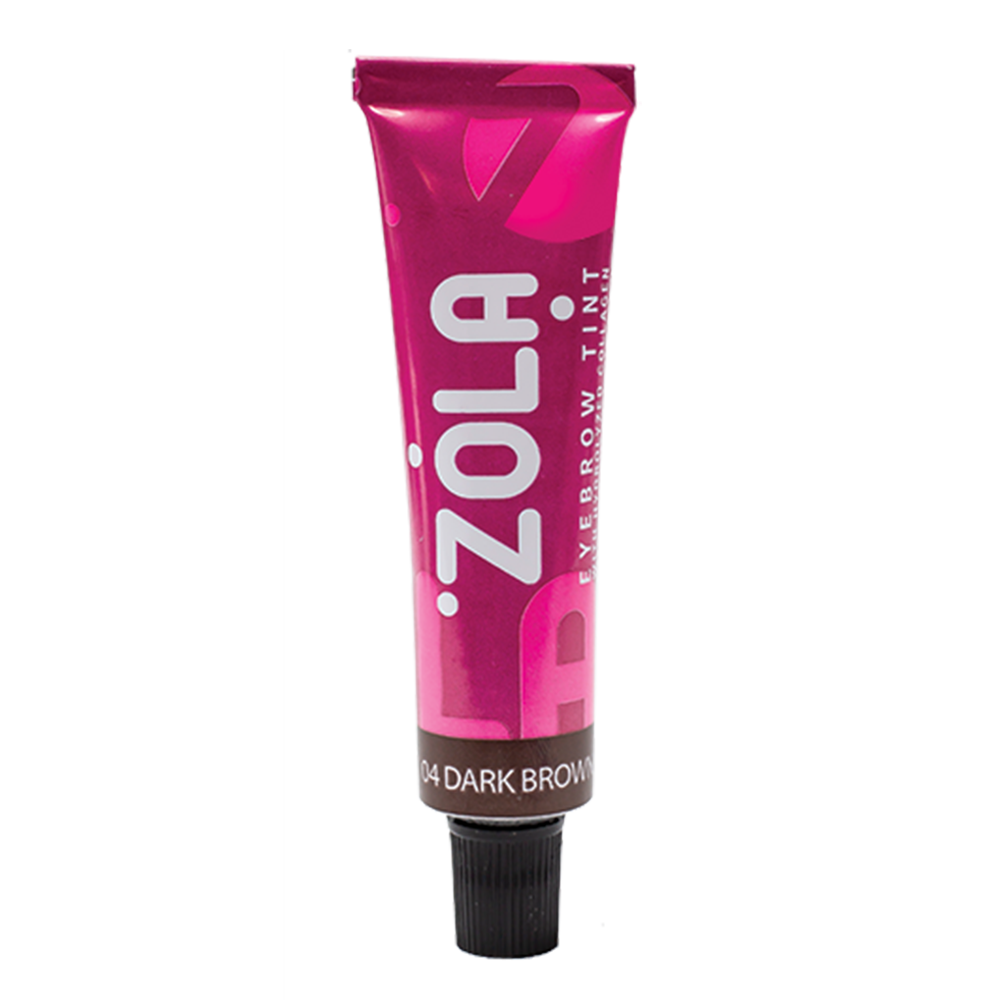 ZOLA Tinte de cejas 04 Dark Brown 15 ml – Collagen